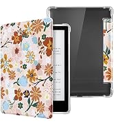 CoBak Case- New PU Leather Cover and Clear Soft Silicone Back Cover with Auto Sleep Wake Feature ...