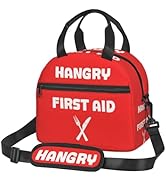 bassyil Hangry Insulated Lunch Bag Reusable Lunch Box With Adjustable Shoulder Strap Cooler Tote ...