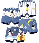 SkiBeaut Boy Boxer Brief Multipack Little Kids Underwear Children Cute Panties Boys Short for 2-1...