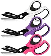 MEUUT 8 inches All Purpose Scissors Multipurpose Heavy Duty Shears, Forged Stainless Steel Utilit...