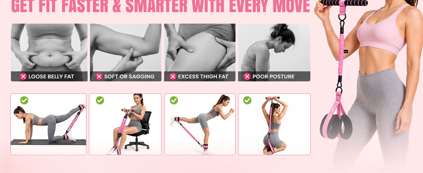 Upgraded Multifunction Pedal Resistance Band