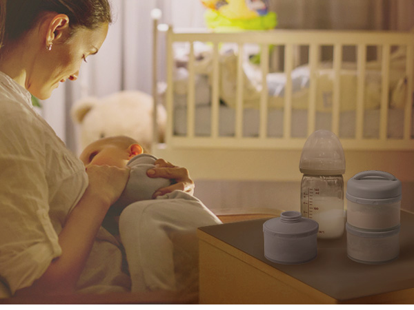 baby formula dispenser easy night time feeding no mess up convenient