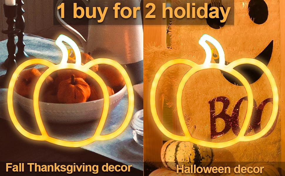 fall pumpkin lights