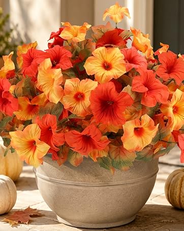 fake fall flowers