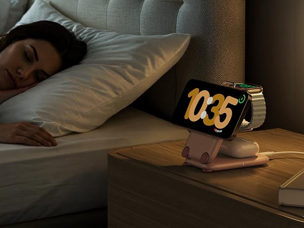 foldable wireless charging station
