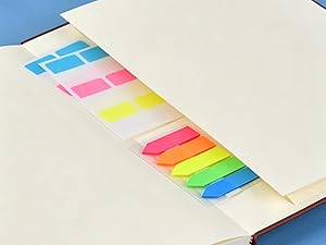 Built-in Pocket & 3 Sticky Tabs