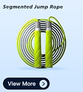 YUEDONG Adjustable Speed Jump Rope with Dual Ball Bearings