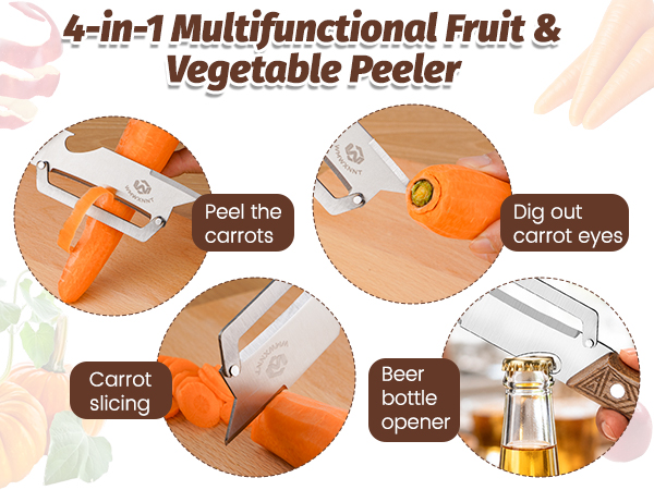 multifunctional vegetable peeler