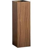 HOMSFOU Umbrella Stand Wood Umbrella Holder Farmhouse Umbrella Bucket Square Wooden Umbrella Hold...
