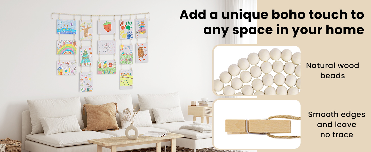 Art display for kids artwork