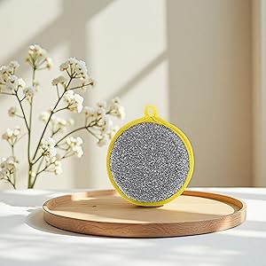 Thick & durable: holds shape, lasts longer than ordinary sponges.