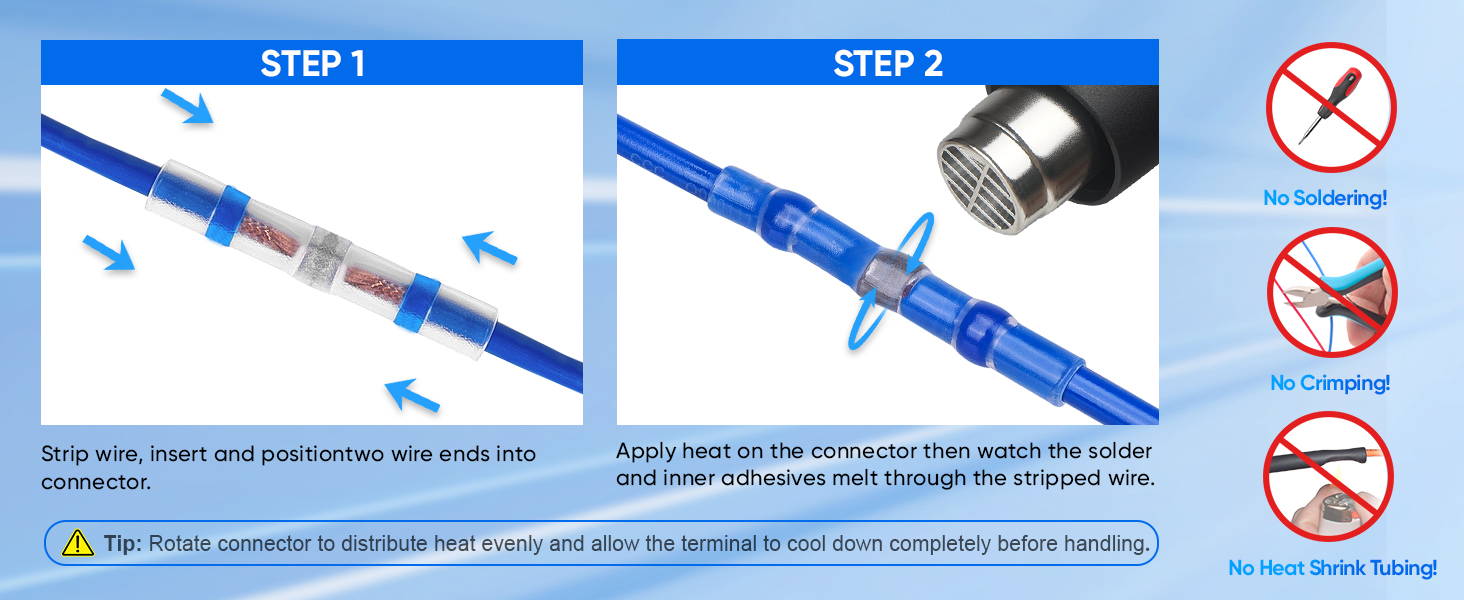 solder seal wire connectors