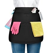 BOHARERS Waterproof Utility Apron with 5 Pockets - 53x37cm (Professional Grade for Stylists, Clea...