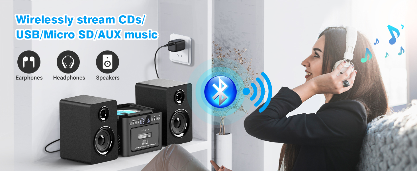cd boombox stereo system