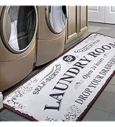 Laundry Room Long Mat Area Rug Non-Slip Floor Mat Waterproof Farmhouse Carpet for Kitchen 40