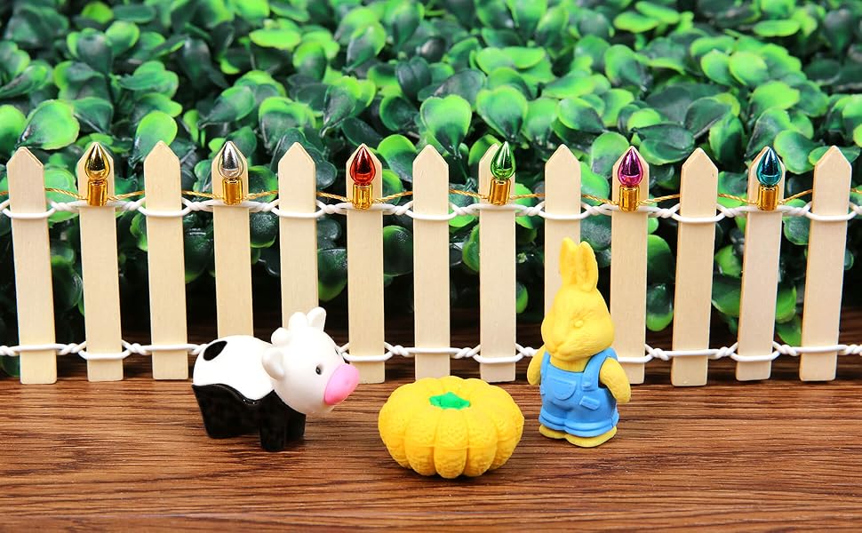 Orgrimmar Miniature Fake Light String DIY Craft Dollhouse Decoration