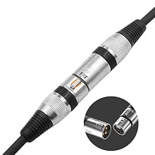xlr cables with self locking