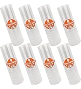 NEXCOVER 18 Inch Stretch Wrap - 1500 Feet | 60 Gauge, 8 Roll Clear Plastic Self-adhering Stretch ...