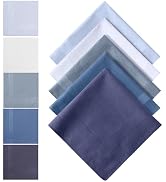 Cotton Men's Handkerchiefs Solid Color Handkerchief for Men Plaid Men's Hankies Classic Men Assor...