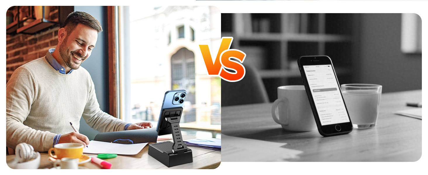 Phone Stand with Wireless Bluetooth Speaker