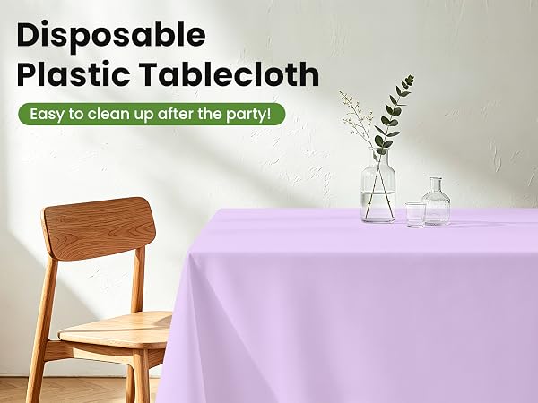 Disposable Plastic Tablecloth