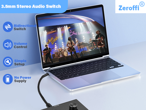 stereo audio switch