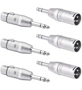 Jozzai XLR Adapter 6 Pack, 1/4