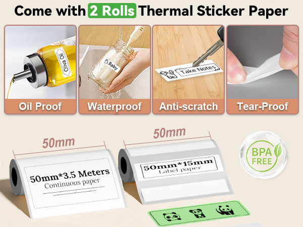 mini sticker printer