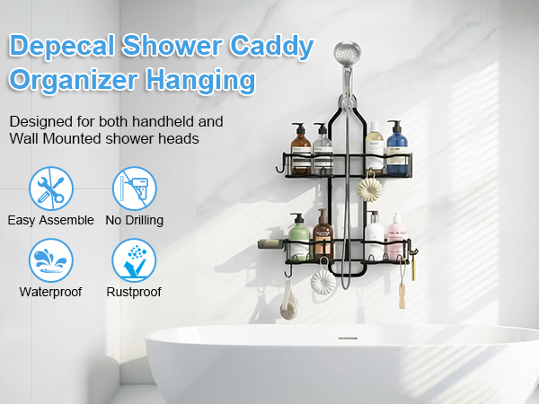 shower caddy organizer hanging