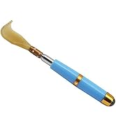 SinLoon Back Scratcher Extendable 2 in 1 Magnetic Therapy Roller Ball Resin Tooth Backslap Hand M...