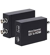 Anber-Tech SDI to HDMI Converter, SDI to HDMI Audio De-embedder Support 3G-SDI, HD-SDI, SD-SDI Au...