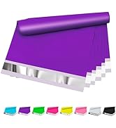 Vapulcio Poly Mailers 10x13 inch 100 Pcs, Purple Plastic Mailing Envelopes with 2.4mil Thickness,...