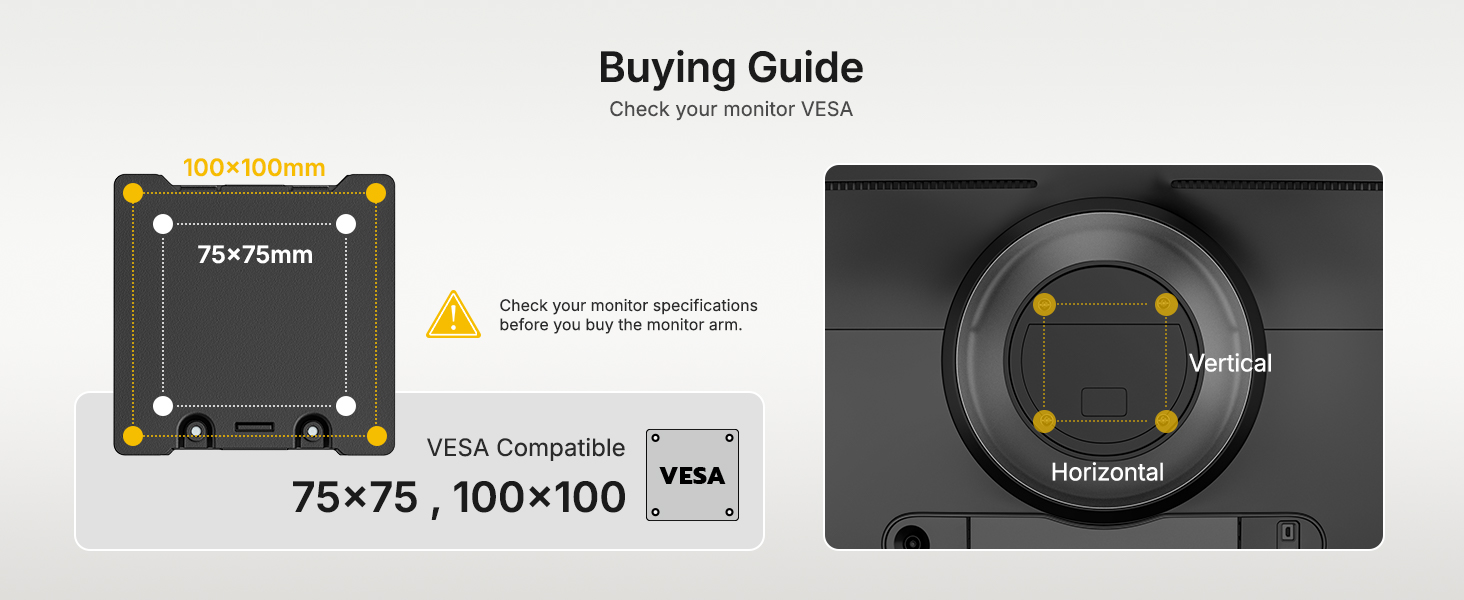vesa monitor mount