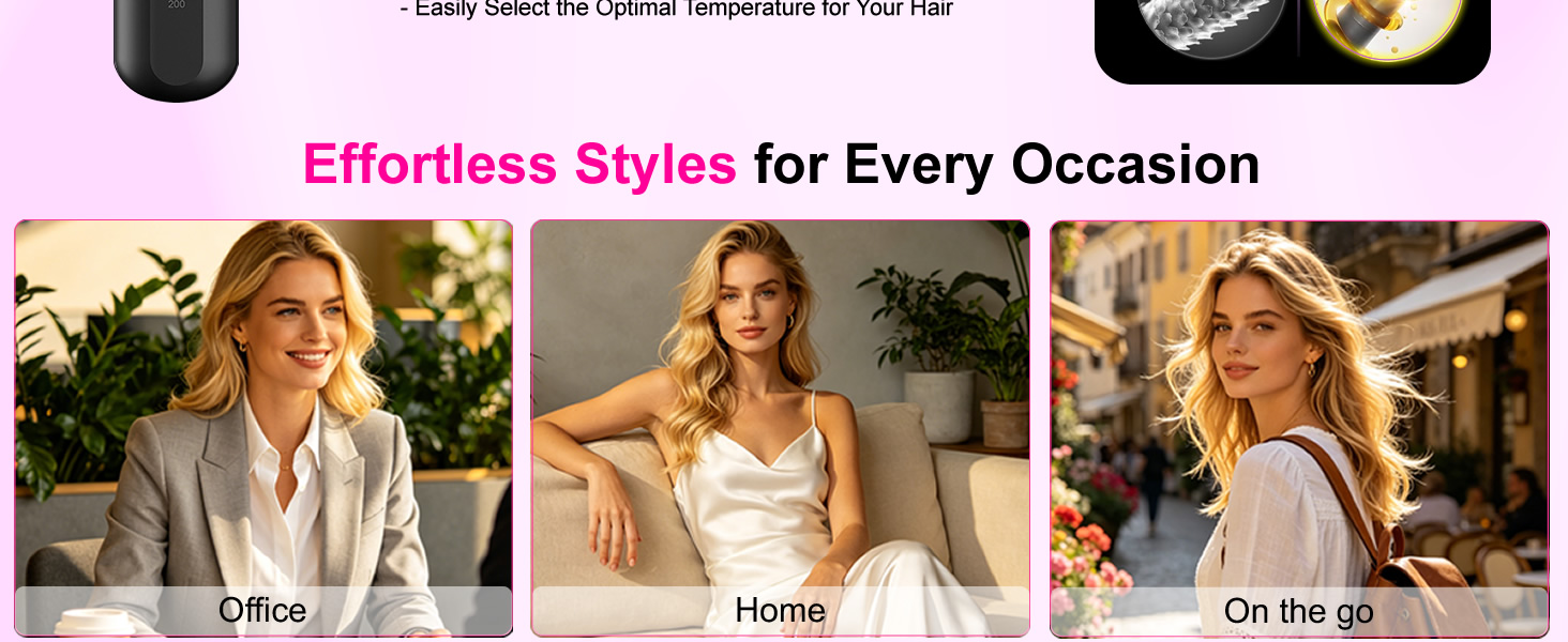 Quick Styling Cordless Heated Straightening Brush