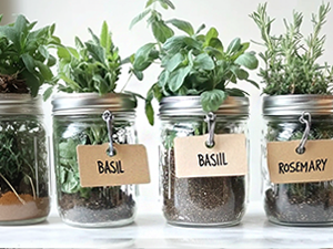 Mason Jars Planter