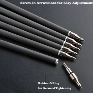 33 inch Carbon Arrow Hunting Arrows 400 Spine with Turkey Feather Fletching