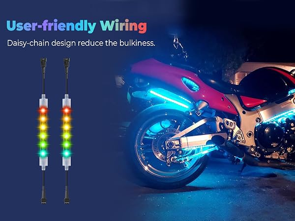 A+4 M8AP led motorcycle lights