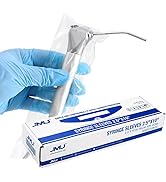 JMU 500PCS Dental Air Water Syringe Sleeves with Precut Opening, Disposable Clear Plastic Protect...