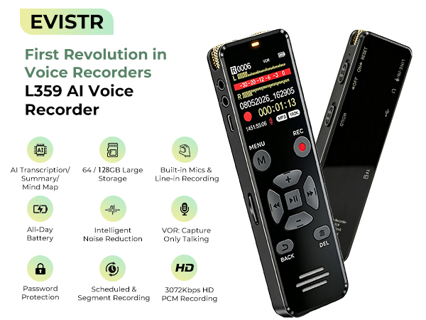 evistr ai voice recorder