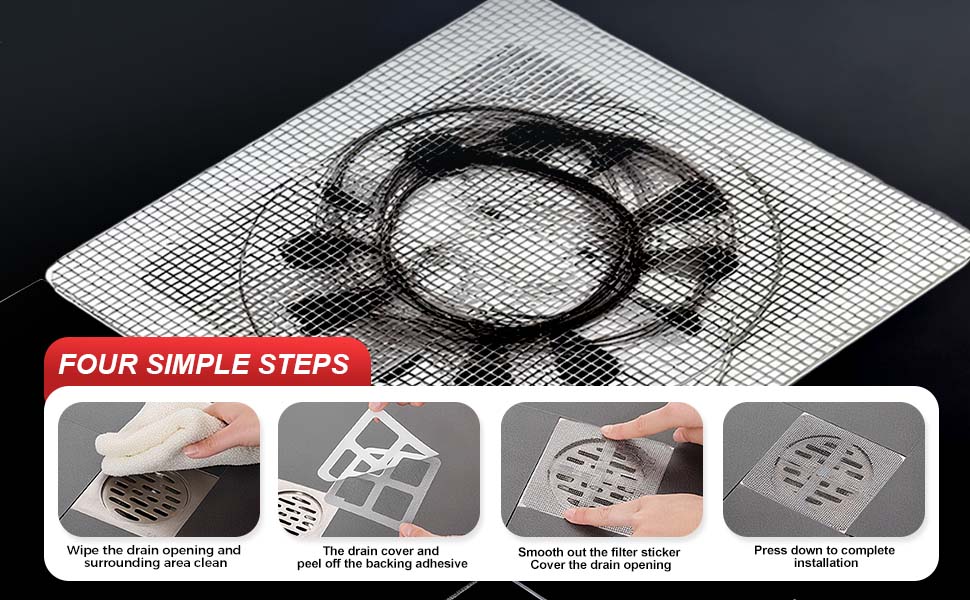Disposable Shower Drain Hair Catcher