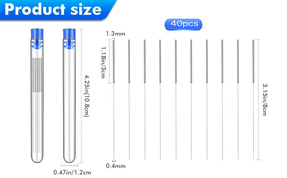 40Pcs 3D Printer Nozzle Cleaning Kit
