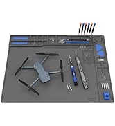 STREBITO Soldering Mat Large, Solder Mat Heat Resistant 932°F, Magnetic Mat for Screws and tools,...