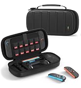 MEQI Carrying Case for Nintendo Switch 2, Hard Shell Travel Case with Large Storage for Storing C...