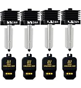 HzdaDeve 4 Pack 0.2MM 0.4MM Hotend for Bambu P2S/X2D/H2S/H2D/A1/A1 Mini Combo Nozzle Print Head H...