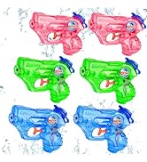 Mini Water Gun for Kids Toddler- 6 Pack Small Water Guns 5-7M Long Range Super Water Soaker Squir...