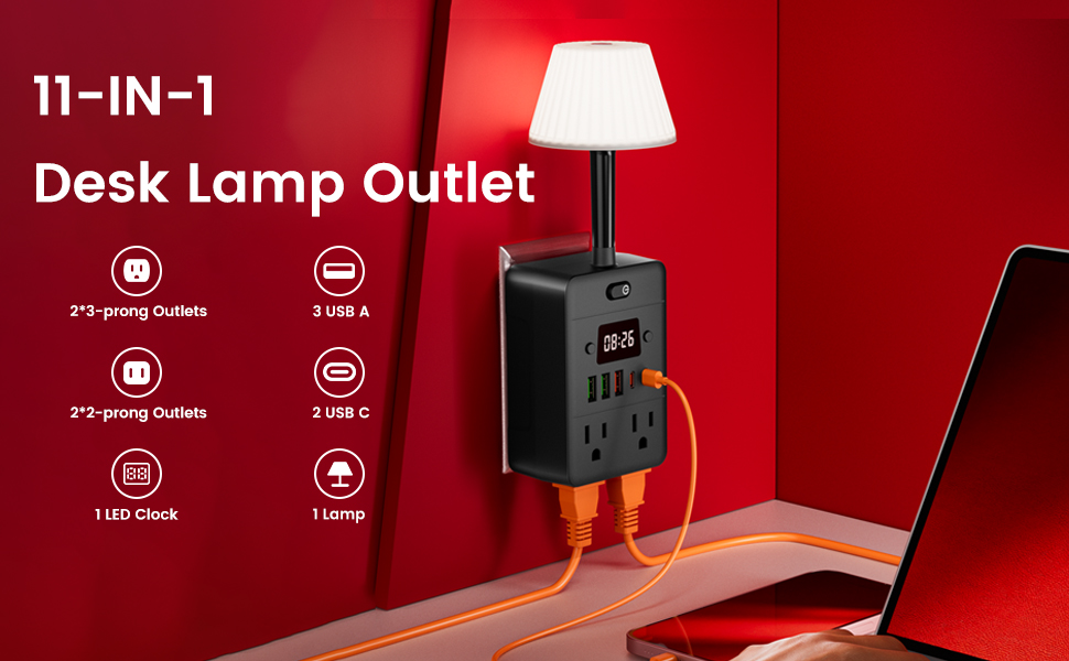 11-in-1 multifunction USB wall charger