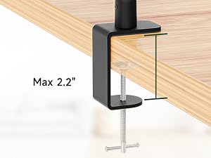 desk lamp with clamp mount