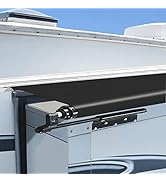 Dulepax-RV Slide Out Awning Fabric Replacement-(46" x 170", Black- Fabric only)-Universal Slide-T...