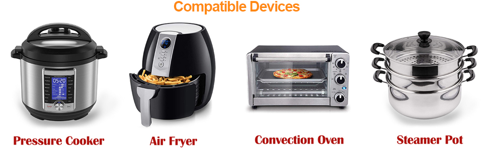 air fryer liners for pressure cooker oven steamer pot