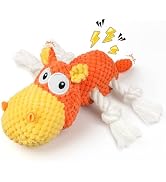 TOOPTATE Squeaky Dog Toys - Plush Dog Toy for Small, Medium, and Large Dogs, Great for Tug-of-War...